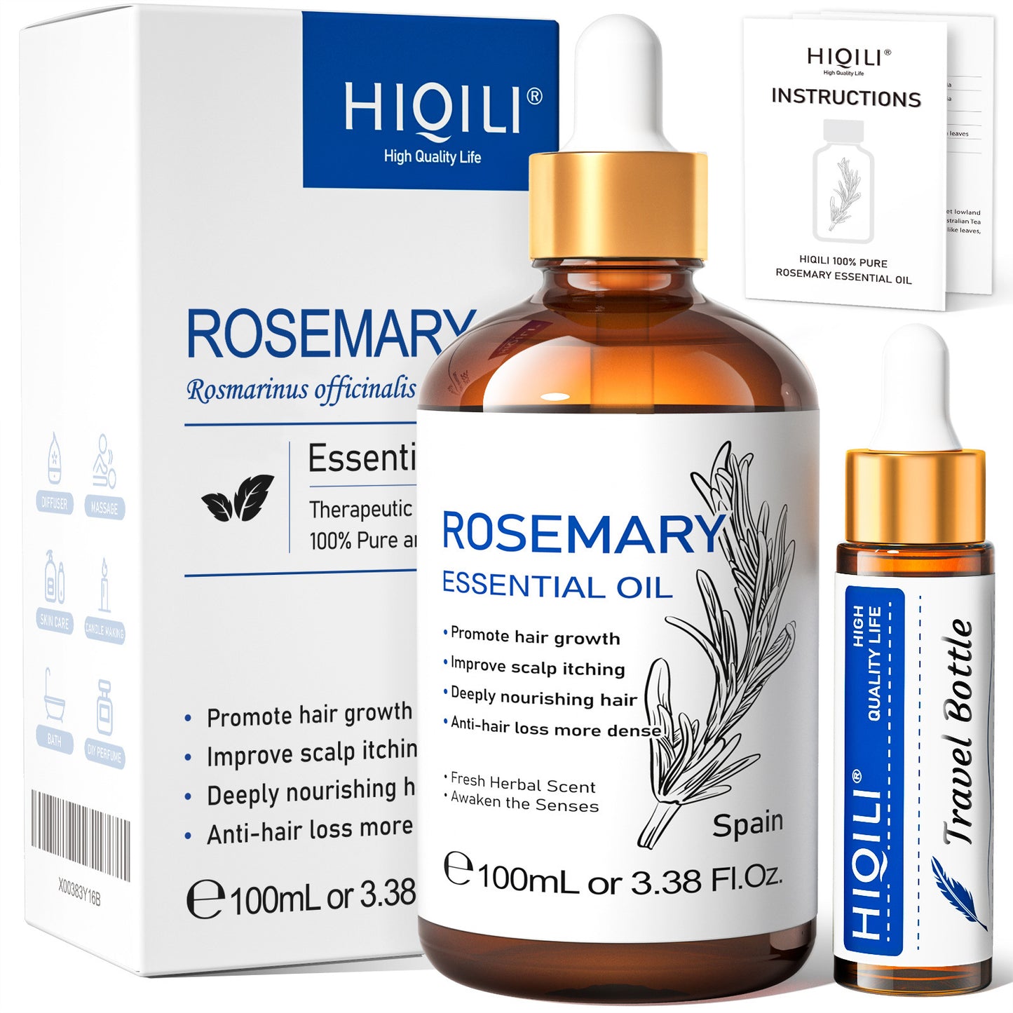 Beauty And Skin Care Single Essential Oil Plant Extract Rose Massage Oil Perfume Aromatherapy