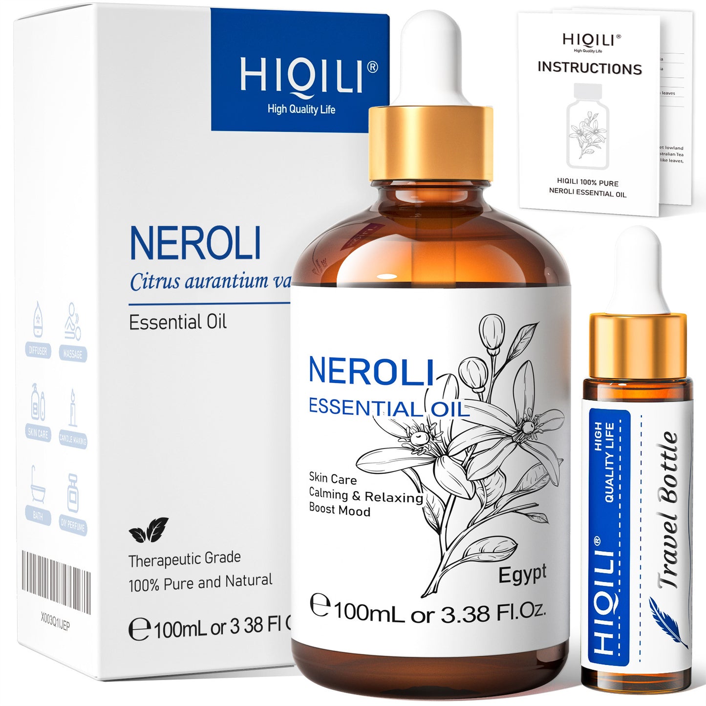 Beauty And Skin Care Single Essential Oil Plant Extract Rose Massage Oil Perfume Aromatherapy