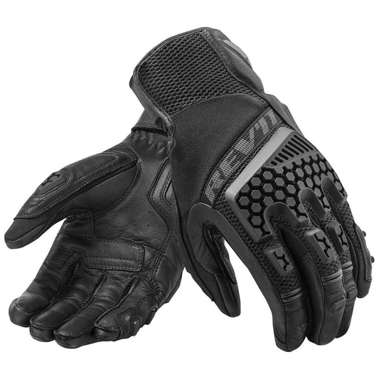 Motorcycle Revit Adventure Touring Vented Short Motorbike Gloves. Motocross Gloves