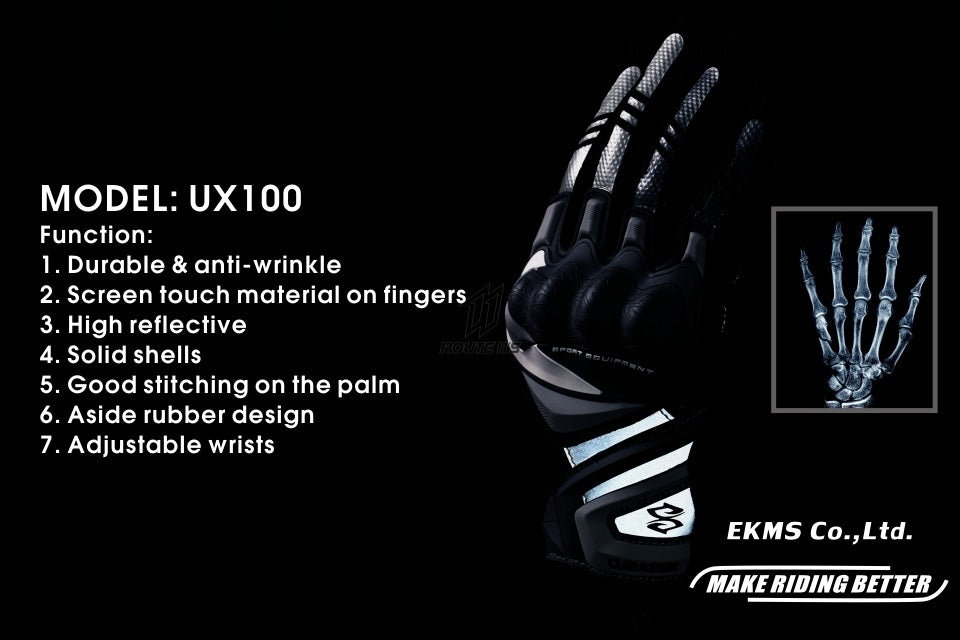 Motorcycle Gloves, Breathable Moto Gloves, Full Protective, Touch Screen, Racing Moto, Sports Gloves