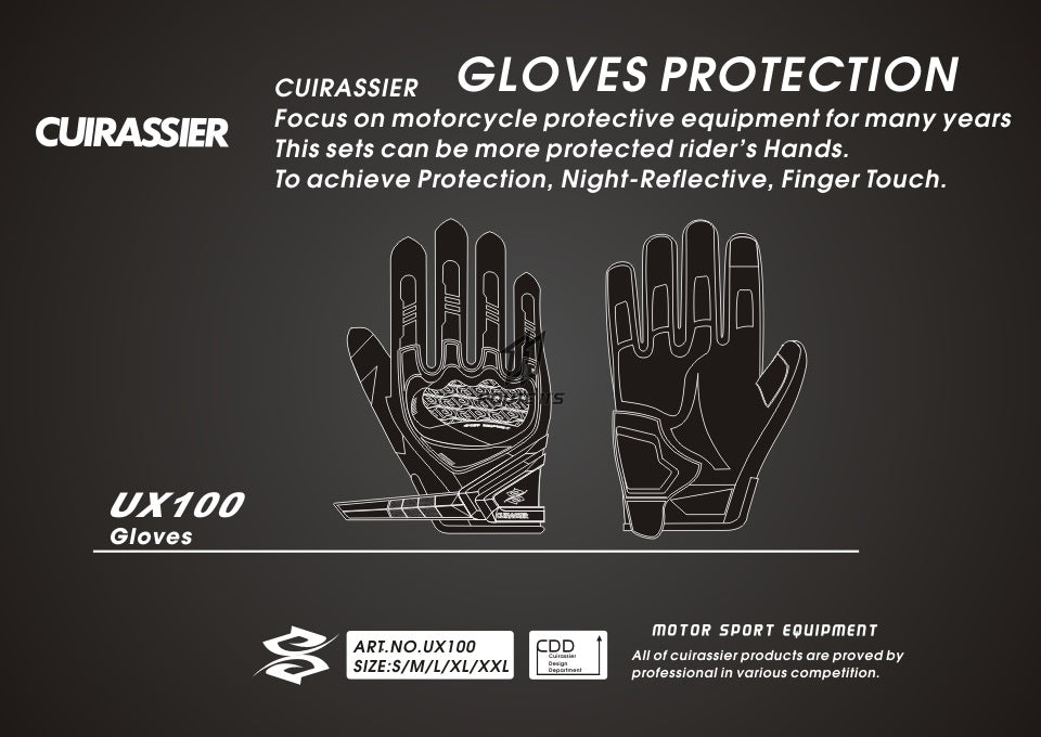Motorcycle Gloves, Breathable Moto Gloves, Full Protective, Touch Screen, Racing Moto, Sports Gloves