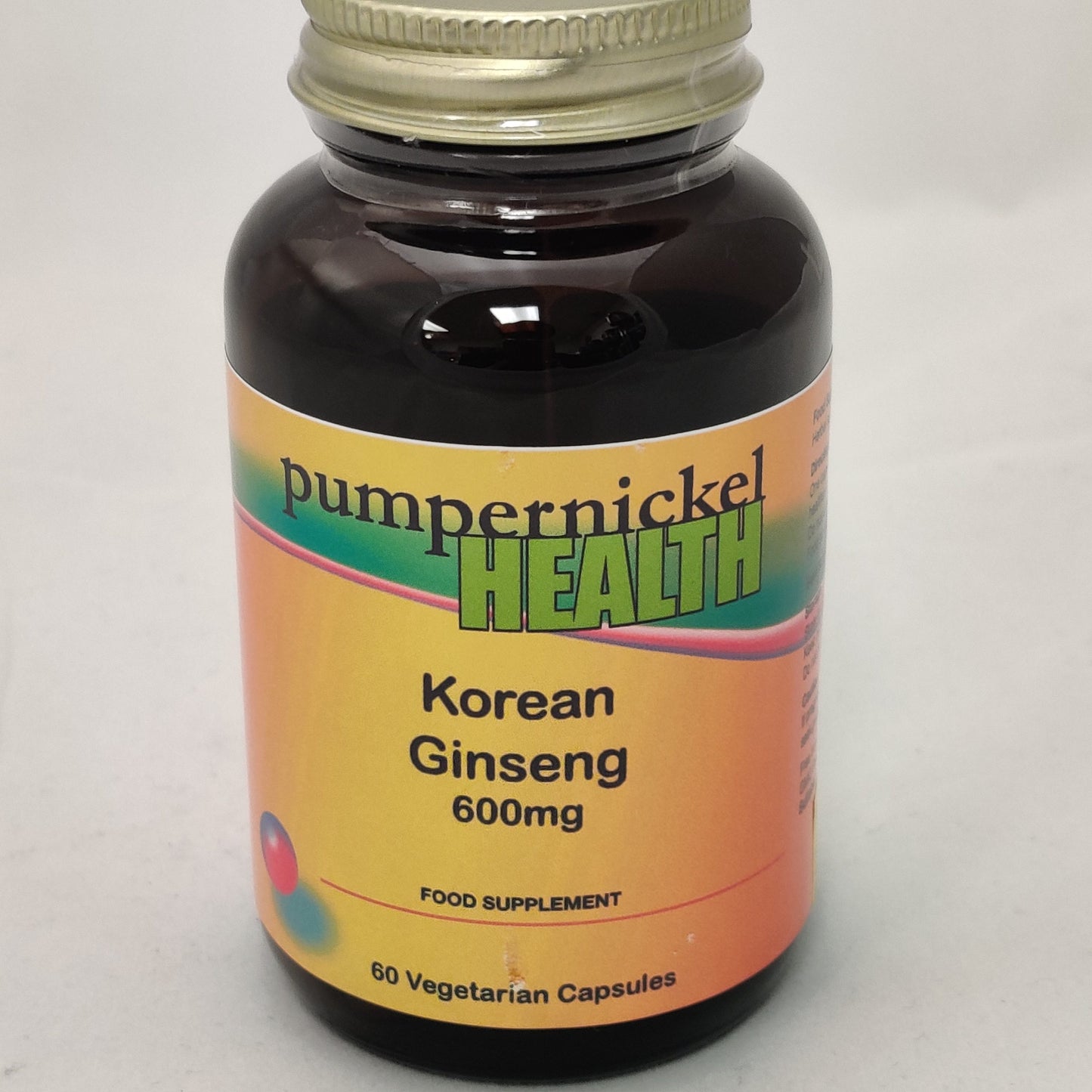 Korean Ginseng, Pumpernickel Health 600ml