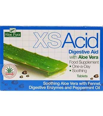 XS Acid Aloe Vera Digestive Aid – 30 Tablets