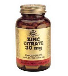 Zinc Citrate 30mg 100-caps