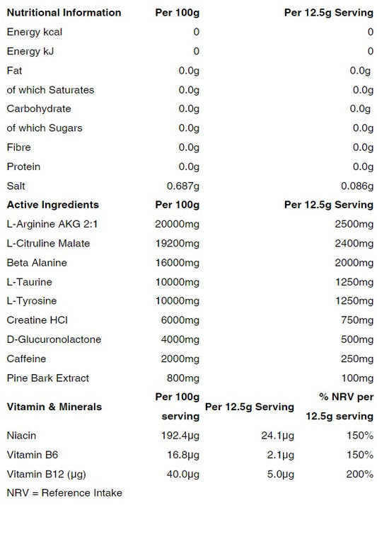 Red Mist V4 Pre-workout. 30 servings