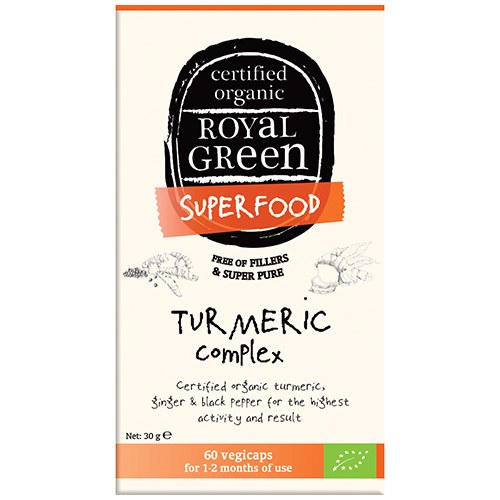 Royal Green Superfood Turmeric Complex 60 caps.