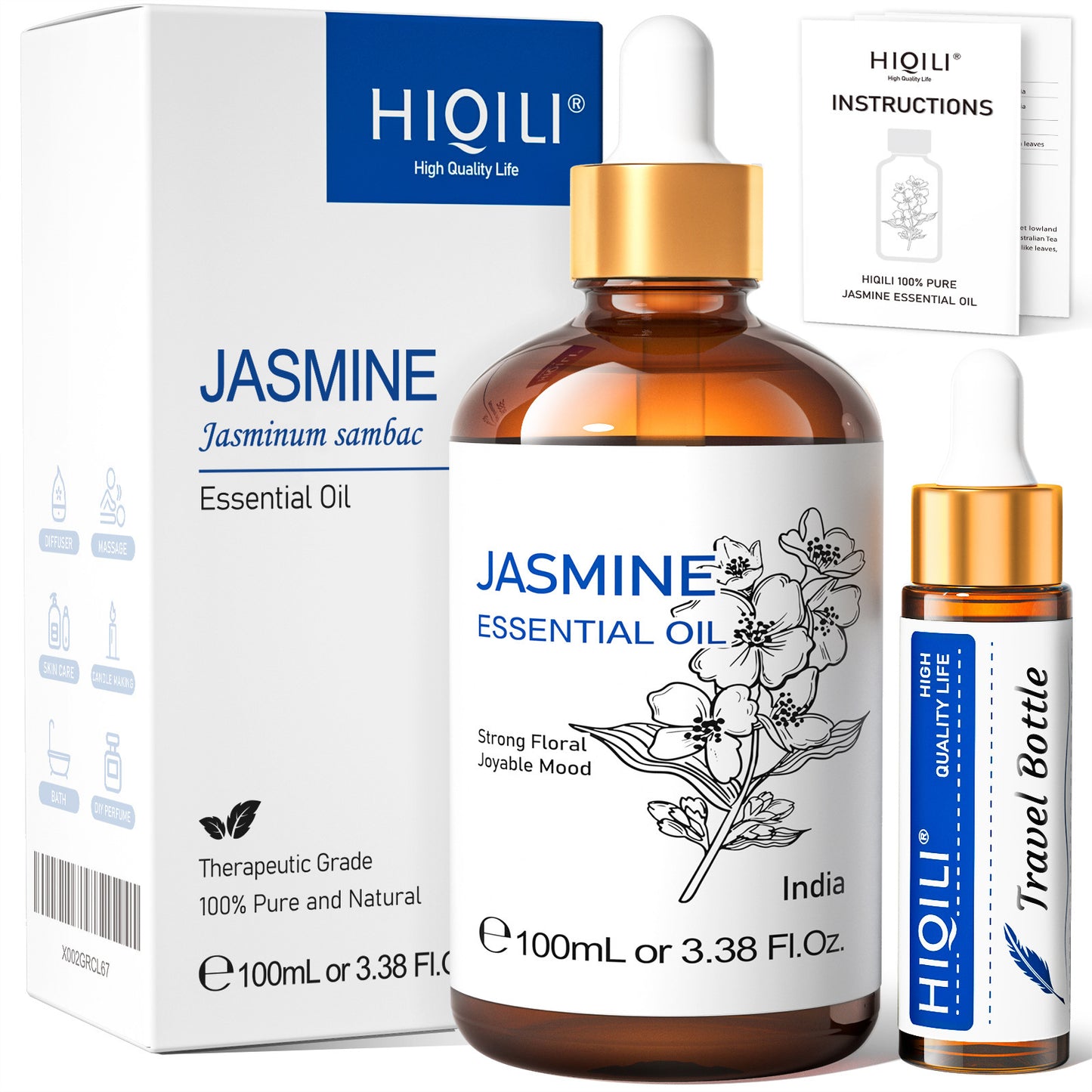Beauty And Skin Care Single Essential Oil Plant Extract Rose Massage Oil Perfume Aromatherapy