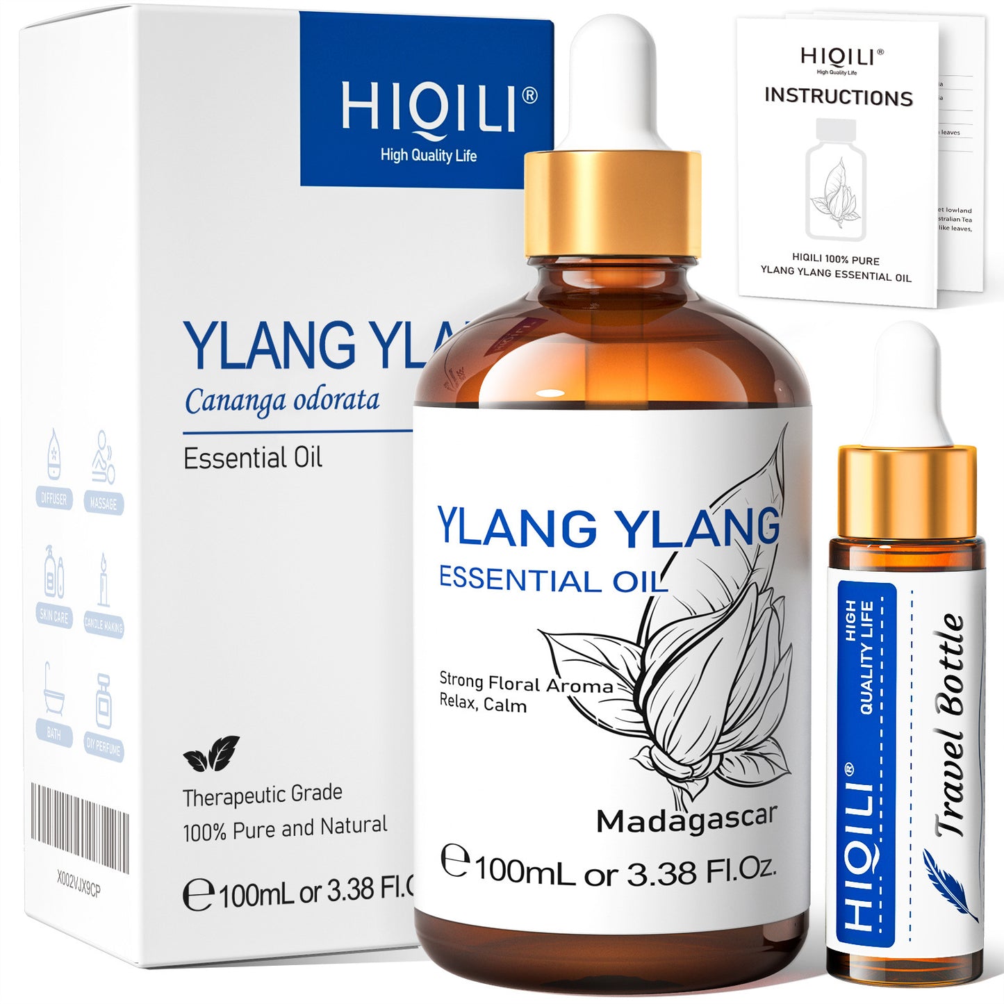 Beauty And Skin Care Single Essential Oil Plant Extract Rose Massage Oil Perfume Aromatherapy