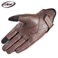 Motorcycle Vintage Leather Gloves by Suomy, Unisex for Men and Women