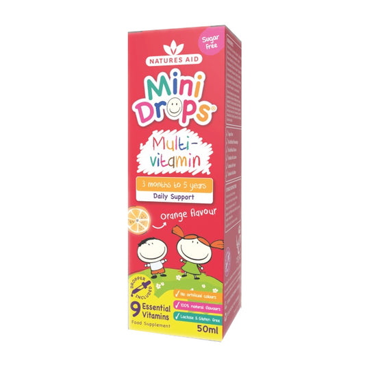 Natures Aid Mini Drops Multivitamin for Infants and Children