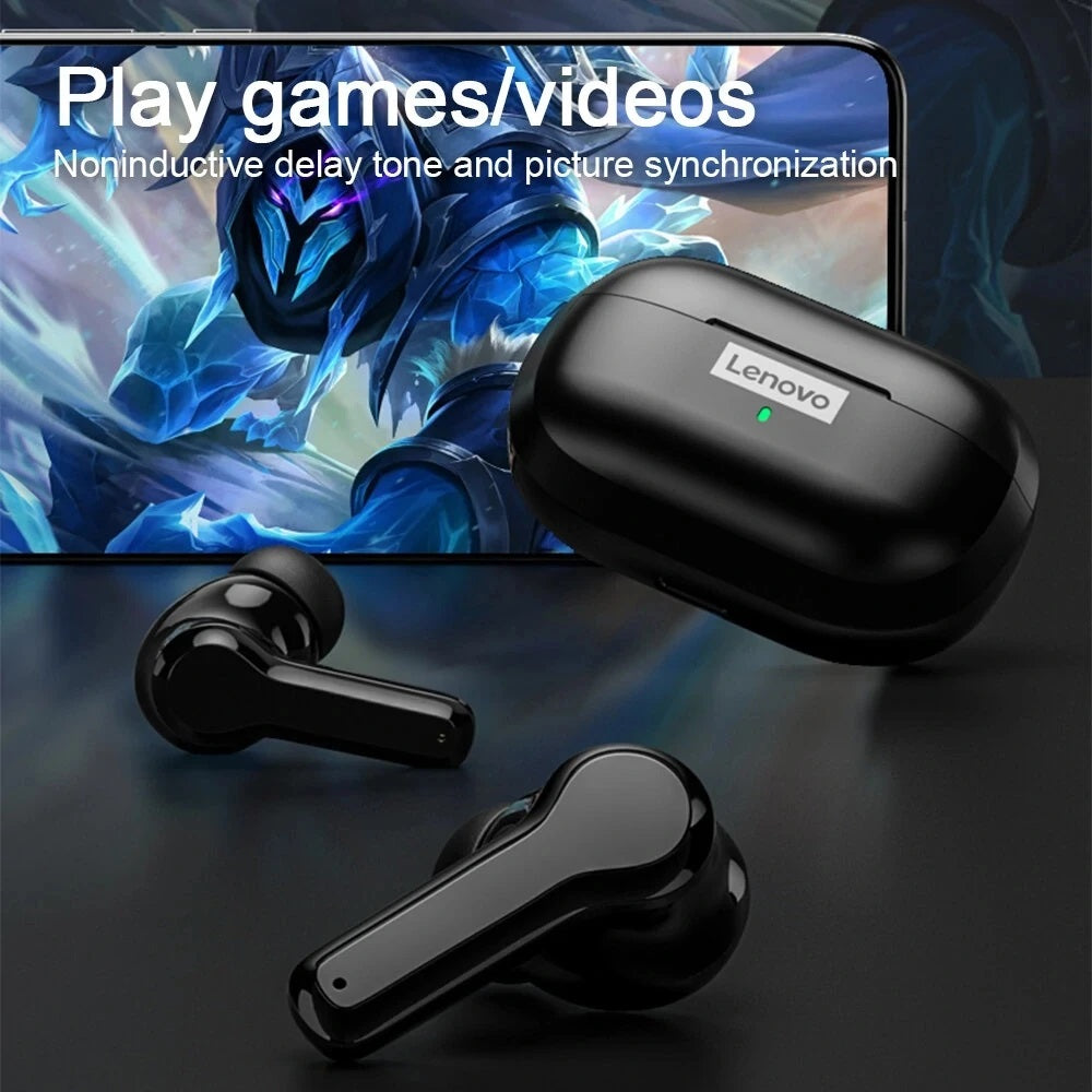 Lenovo LP1S TWS Wireless Earphone Bluetooth 5.0 Dual Stereo Touch Control 300mAH Long Standby for iOS/Android