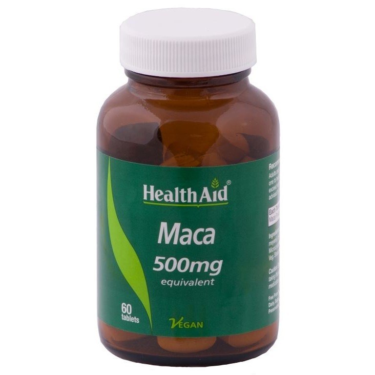 Health Aid Maca 500mg 60 Tablets