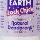 Salt of the Earth Rock Chick – A natural deodorant for kids A little bit of girl power confidence.