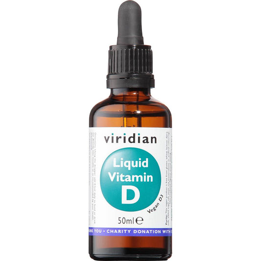Viridian Liquid Vitamin D3 2000iu 59ml