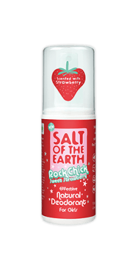 Salt of the Earth Rock Chick Sweet Strawberry – A natural deodorant for kids