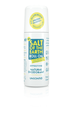 Salt of the Earth – Natural Deodorant Roll-On Unscented Free from Aluminium chlorohydrate