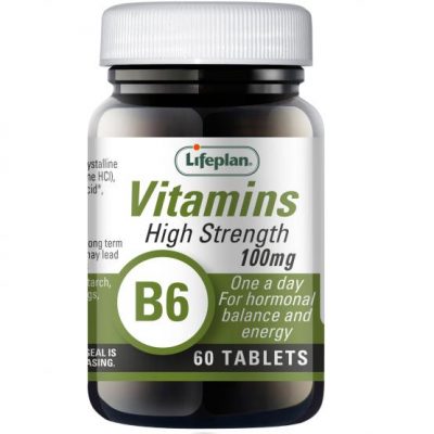 Vitamin B6 Pyridoxine 100mg 60 Tablets