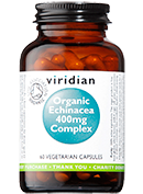 Organic Echinacea Root 400mg Complex (60 caps)