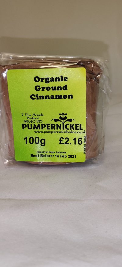 Organic Ground Cinnamon 100g