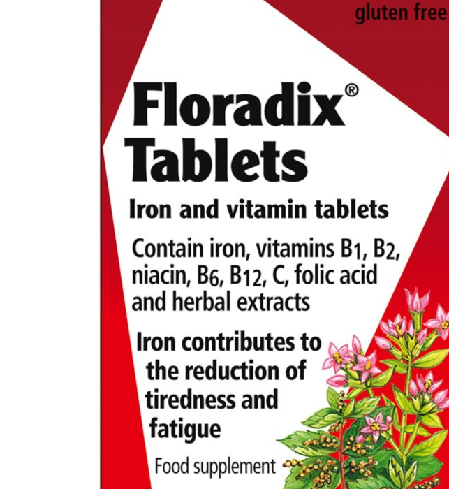 Floradix Tablets Iron and vitamin tablets – 84 tablets