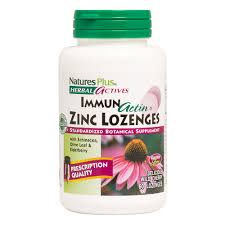 Nature’s Plus ImmuneActin Zinc Lozenges 60