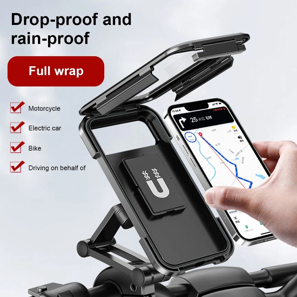 Mobile Phone Holder  or Cellphone Holder for Motorcycles or Motorbikes.