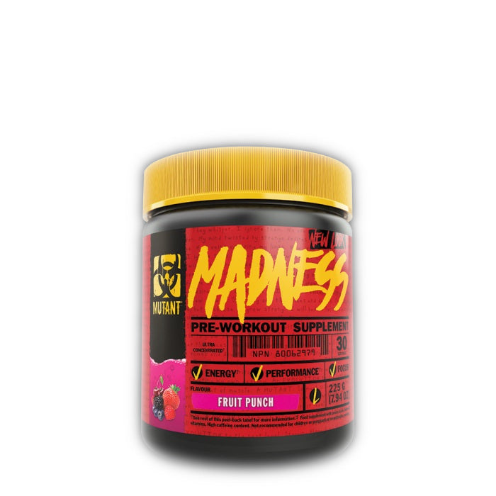 Mutant Madness 225g Pre-workout. 30 servings