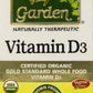 Vitamin D3 Nature’s Plus Organic Vitamin D3 5000iu VCaps 60